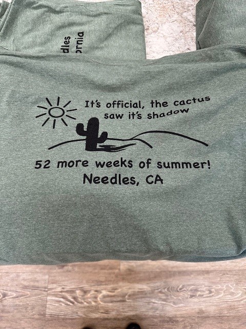 Olive Cactus Needles T-Shirt